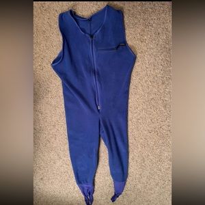 Patagonia vintage fleece overalls.